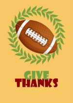 Playful Football Invitation