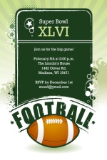 Festive Super Bowl Party Invitation