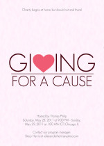 Simple Charity Invitation