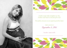 Baby On the Way Flower Pregnancy Announcement