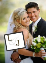 Newlywed Photo Tri Fold Wedding Thank You Card