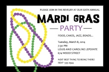 Masquerade Mardi Gras Party