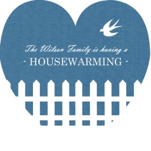 White Picket Fence Housewarming Party Invite