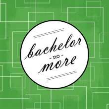 Green Retro Pattern Bachelor Party Invitation