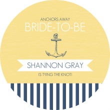 Anchors Away Bridal Shower Invitation