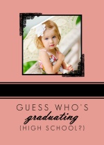 Vintage Baby Photo  Grad Announcement