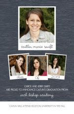 Polaroid Photos Graduation Announcement
