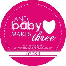 Baby Makes Three Pregnancy Announcement