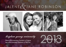 Through the Years  Graduation Announcement
