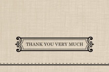 Western Typography  Graduation Thank You Card