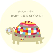 Little Turtle  Gender Neutral Baby Shower Invite