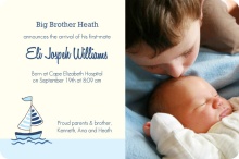 First Mate Sibling Baby Announcement