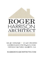 Tuape and White Burlap House Business Card