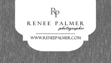 Elegant Frame and Wood Grain Business Card