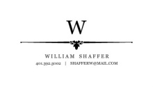 Black and White Formal Houndstooth Business Card
