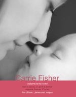 Pink Stripe Baby Poster