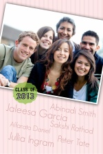 Pink Striped Graduation Poster