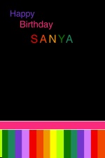 Bright Birthday Poster for Guests to Sign