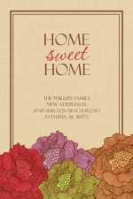 Frame Home Sweet Home Moving Announcement