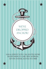 We've Dropped Anchor Moving Announcement