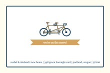 Double Bicycle Moving Announcement