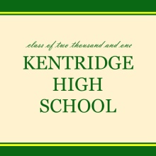 Simple and Bold Class Reunion Invitation