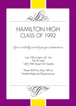 Formal Class Reunion Invitation