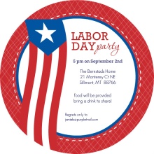 Flag Labor Day Red White and Blue