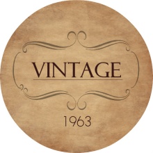 VINTAGE 1963 Circle 50th Birthday Invitation