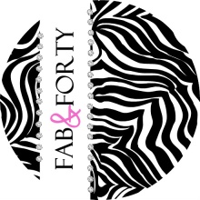 Bling Bling Zebra 40th Birthday Invitation