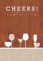 White and Brown Drinks Bachelor Party Invitation