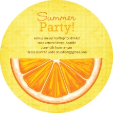 Orange Celebrate Summer