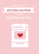 Kitchen Shower Bridal Shower Invite