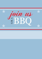 Patriotic BBQ Invite