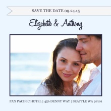 Blue Bird  Wedding Save the Date