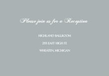 White Lace Wedding  Wedding Enclosure Card