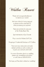 Elegant Textured Brown  Enclosure Card