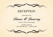 Vintage Mustache  Wedding Enclosure Card