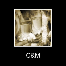 Modern Black Photo  Thank You