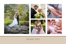 Soft Pastel  Thank You Card