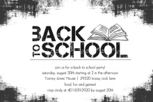 Grunge Back To School Party