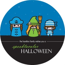Spooktacular Kids Costumes Halloween Card