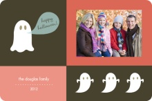 Ghastly Ghosts Halloween Photo Card