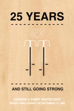Wood Grain Two Bikes 25th Anniversary Invitation