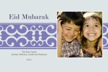 Ornate Border Eid Photo Card