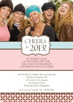 Girls Night Out New Years Party Invitation