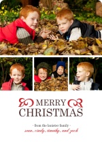 Traditional Christmas Photo Card