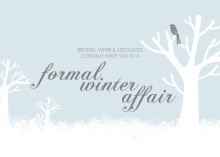 Formal Business Holiday Party Invitation