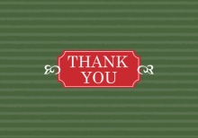 Peace Dove  Thank You Card