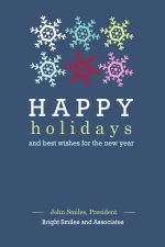 Happy Holidays Business Greeting Card